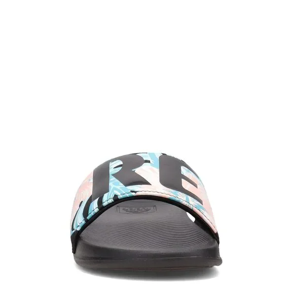 Reef One Slide Pink Hibiscus 6 B (M) #111 - Picture 3 of 7